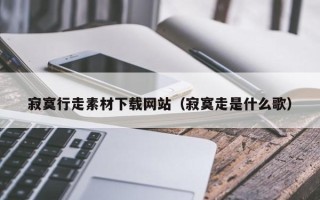 迁安市寂寞行走素材下载网站（寂寞走是什么歌）